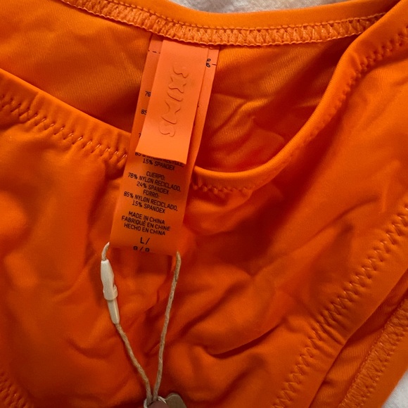 RARE SKIMS ORANGE BIKINI - New with tags - Picture 5 of 7